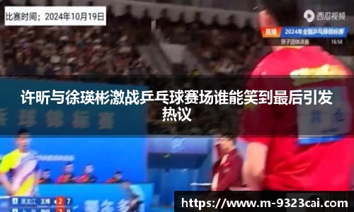 许昕与徐瑛彬激战乒乓球赛场谁能笑到最后引发热议